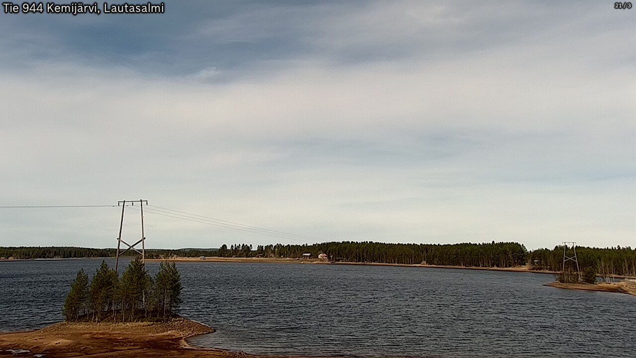 Weather Camera Image Road 944 Kemijärvi, Lautasalmi, Kemijärvi, Lappi
