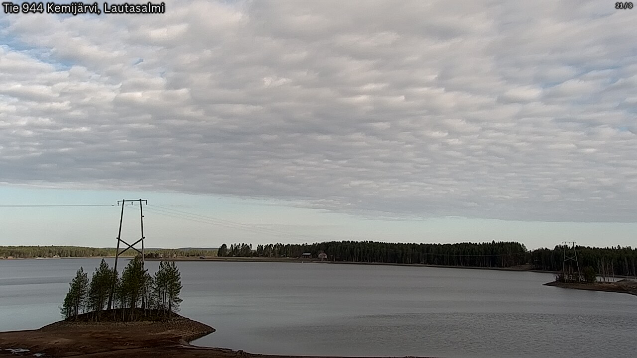 Weather Camera Image Road 944 Kemijärvi, Lautasalmi, Kemijärvi, Lappi