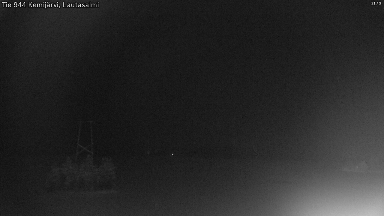Weather Camera Image Väg 944 Kemijärvi, Lautasalmi, Kemijärvi, Lappi