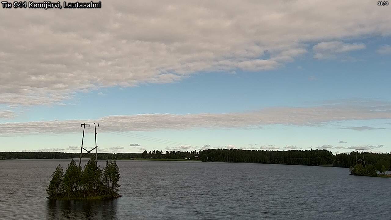 Weather Camera Image Väg 944 Kemijärvi, Lautasalmi, Kemijärvi, Lappi