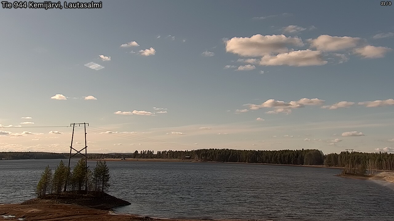 Weather Camera Image Road 944 Kemijärvi, Lautasalmi, Kemijärvi, Lappi