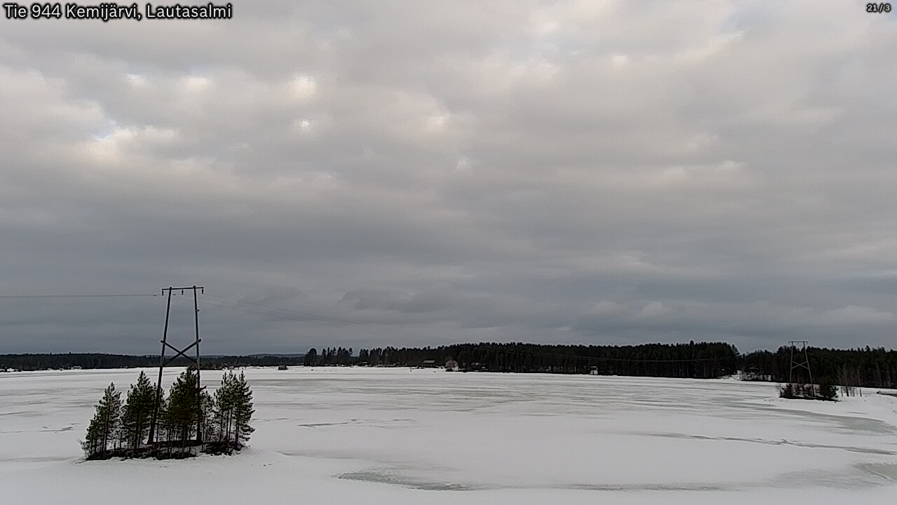 Kelikamerat Kuva Tie 944 Kemijärvi, Lautasalmi, Kemijärvi, Lappi