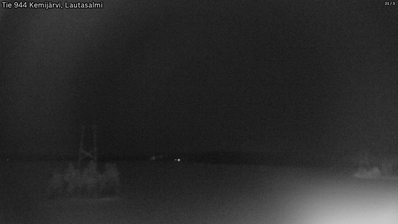 Weather Camera Image Väg 944 Kemijärvi, Lautasalmi, Kemijärvi, Lappi