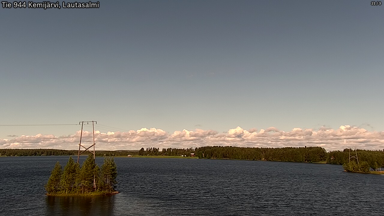 Weather Camera Image Väg 944 Kemijärvi, Lautasalmi, Kemijärvi, Lappi