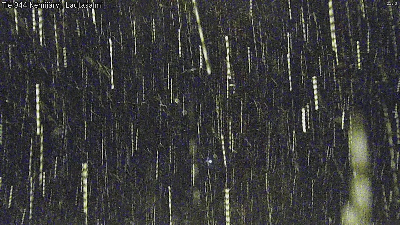 Weather Camera Image Väg 944 Kemijärvi, Lautasalmi, Kemijärvi, Lappi