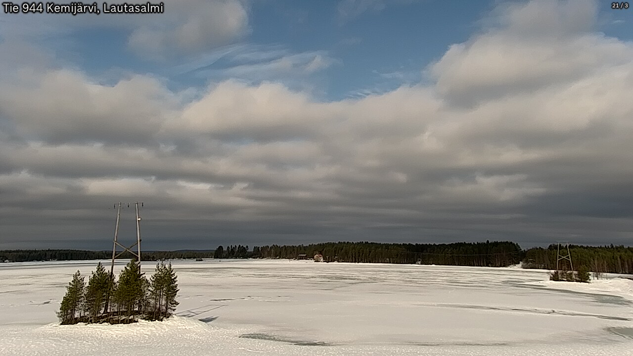 Kelikamerat Kuva Tie 944 Kemijärvi, Lautasalmi, Kemijärvi, Lappi