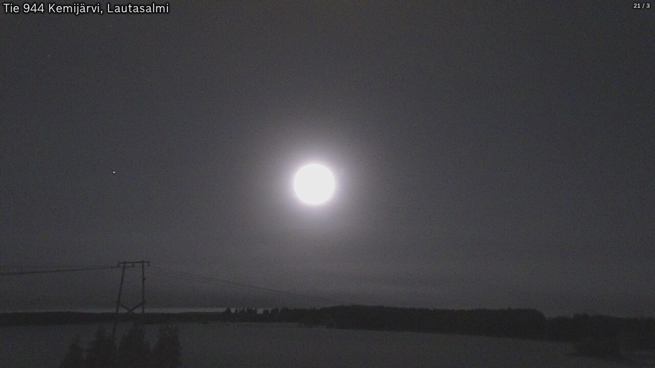 Kelikamerat Kuva Tie 944 Kemijärvi, Lautasalmi, Kemijärvi, Lappi