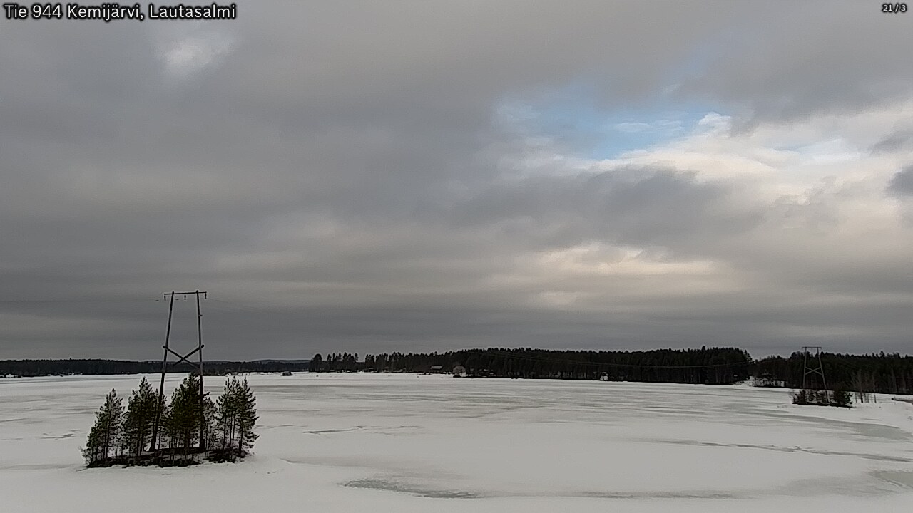 Kelikamerat Kuva Tie 944 Kemijärvi, Lautasalmi, Kemijärvi, Lappi