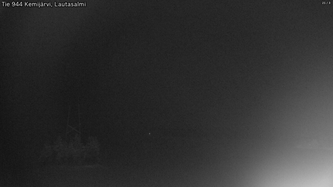 Weather Camera Image Väg 944 Kemijärvi, Lautasalmi, Kemijärvi, Lappi