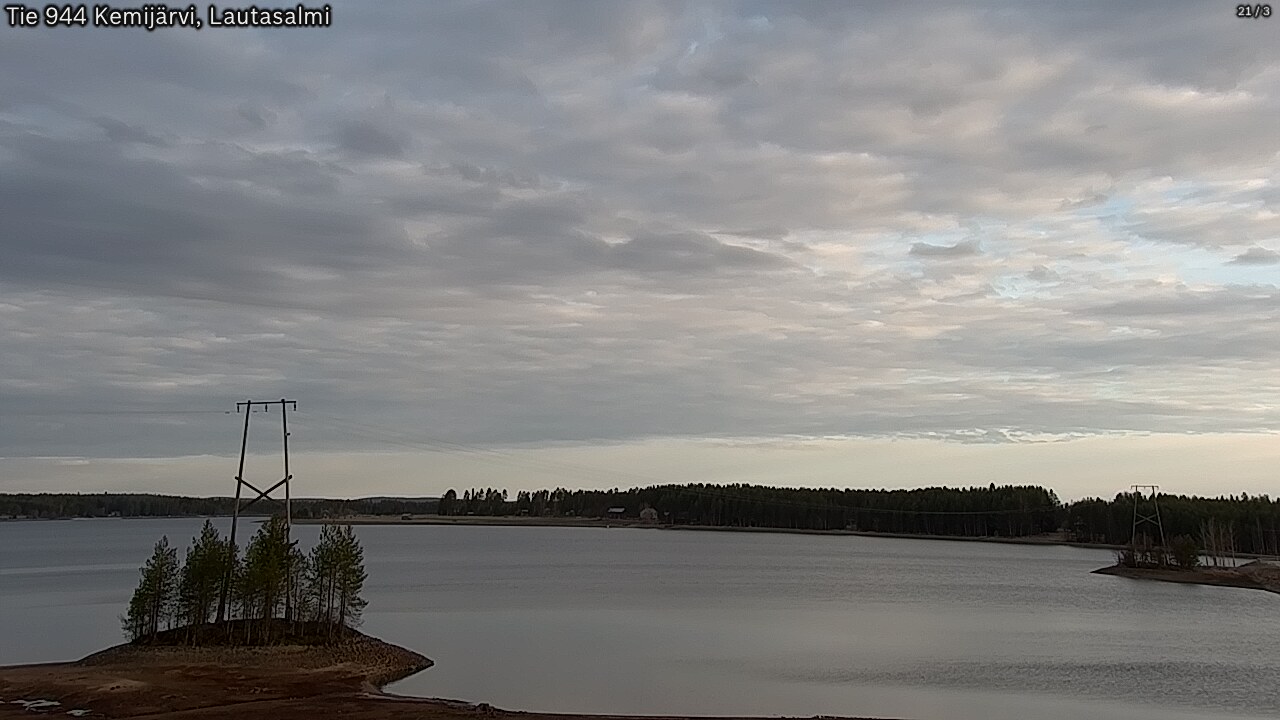 Weather Camera Image Road 944 Kemijärvi, Lautasalmi, Kemijärvi, Lappi