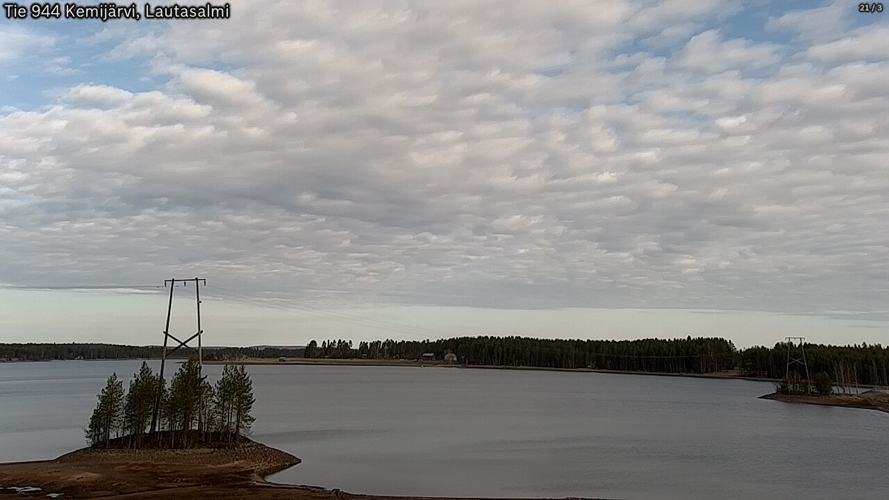 Weather Camera Image Road 944 Kemijärvi, Lautasalmi, Kemijärvi, Lappi