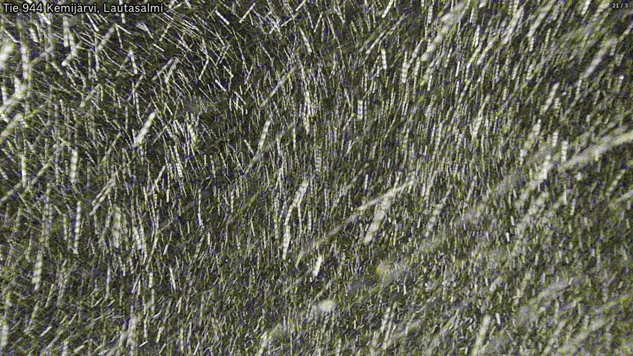 Weather Camera Image Väg 944 Kemijärvi, Lautasalmi, Kemijärvi, Lappi