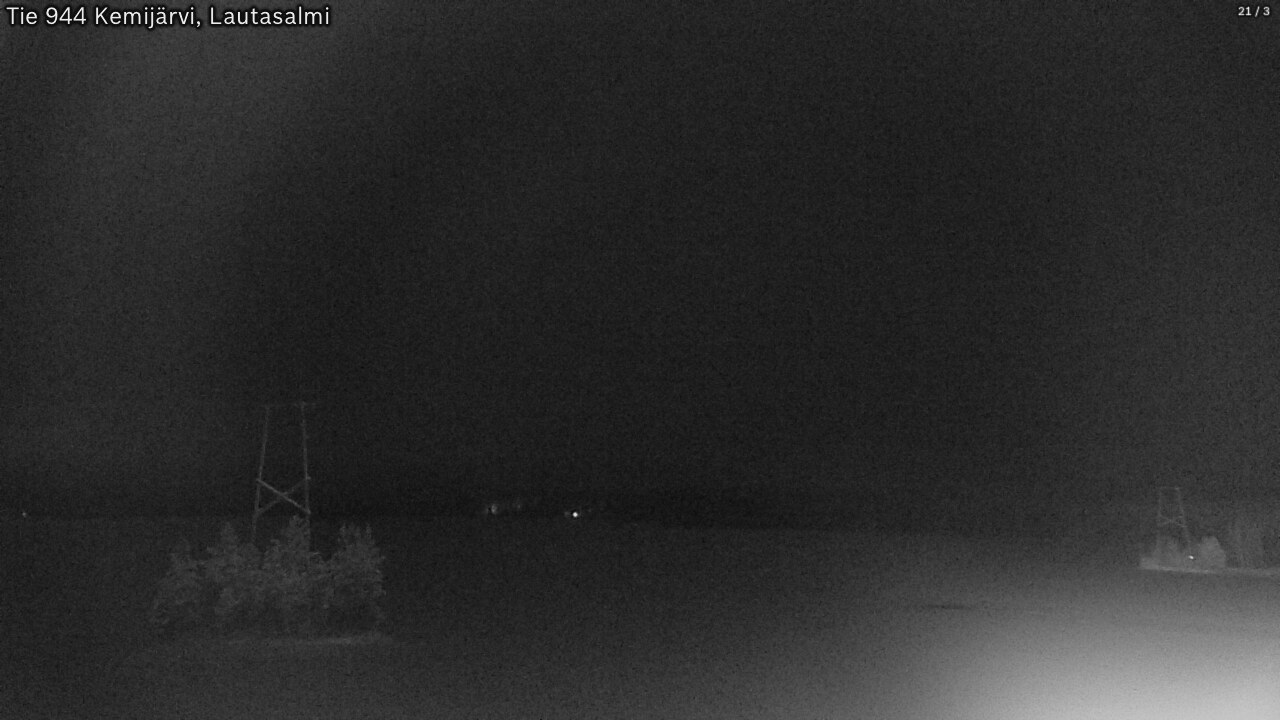 Weather Camera Image Väg 944 Kemijärvi, Lautasalmi, Kemijärvi, Lappi