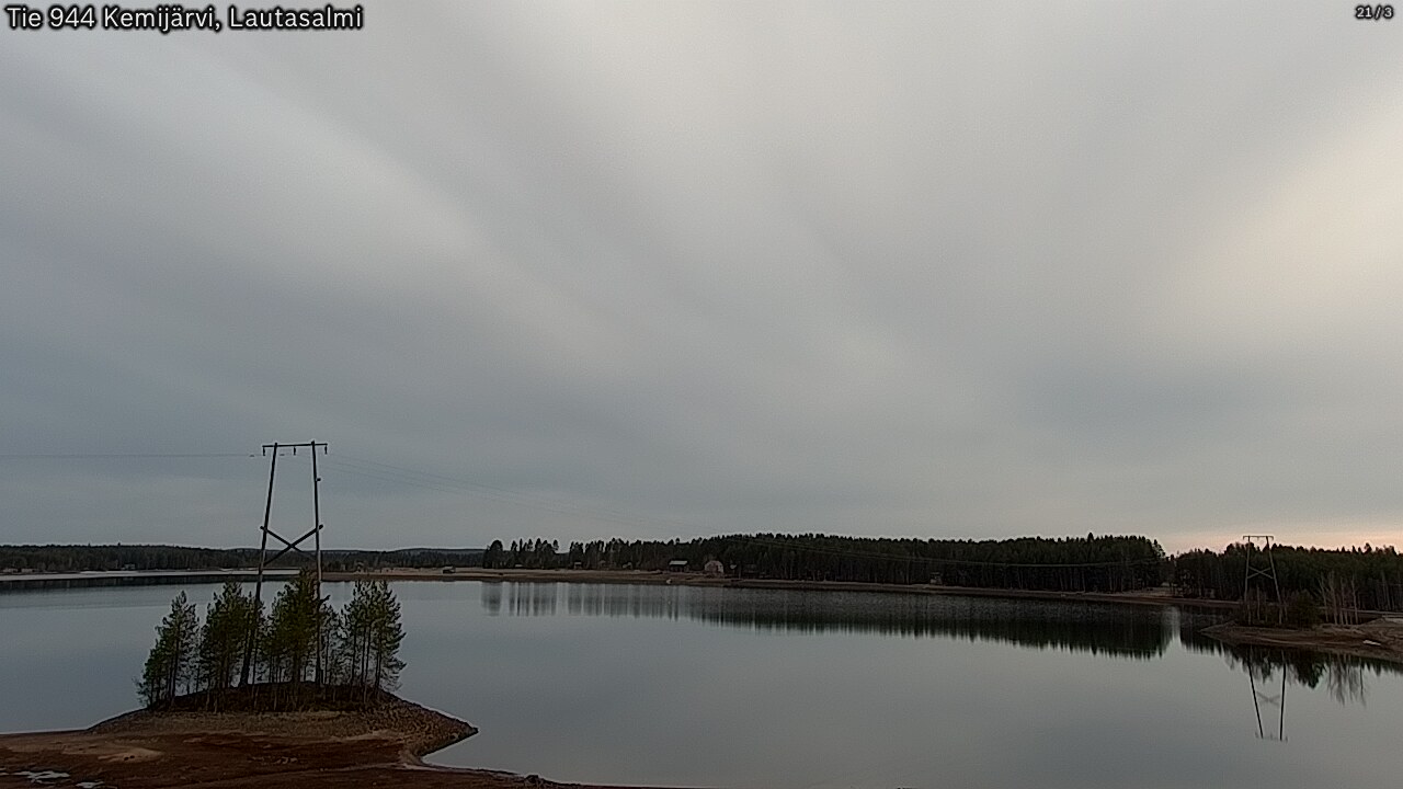Weather Camera Image Road 944 Kemijärvi, Lautasalmi, Kemijärvi, Lappi