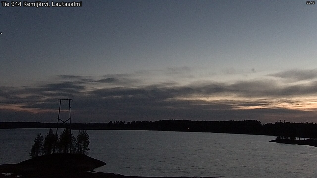 Weather Camera Image Road 944 Kemijärvi, Lautasalmi, Kemijärvi, Lappi