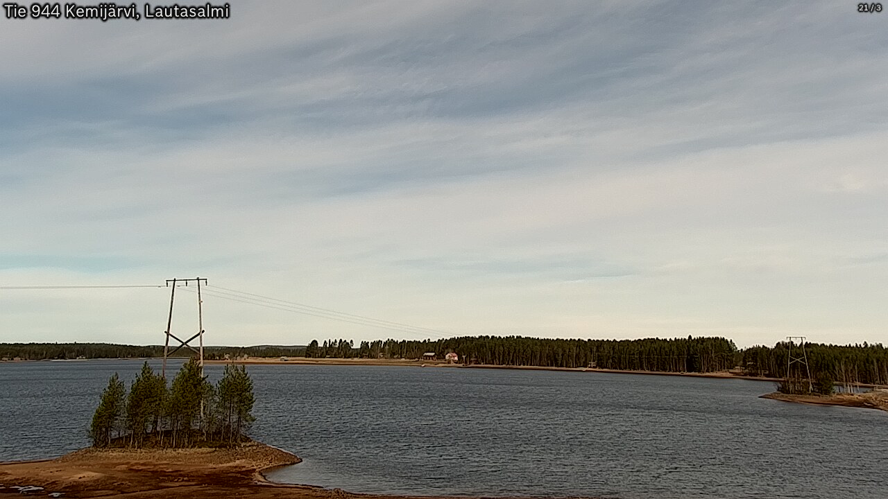 Weather Camera Image Road 944 Kemijärvi, Lautasalmi, Kemijärvi, Lappi