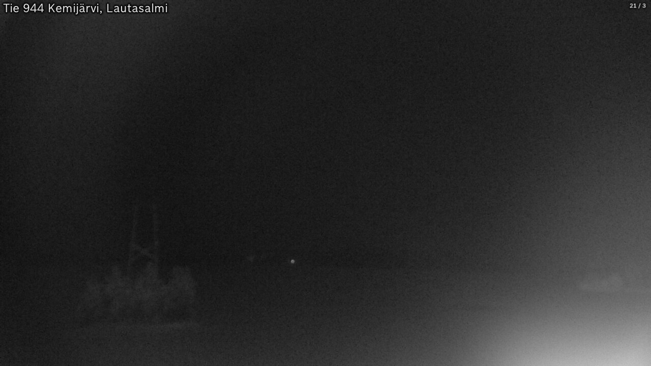 Weather Camera Image Väg 944 Kemijärvi, Lautasalmi, Kemijärvi, Lappi