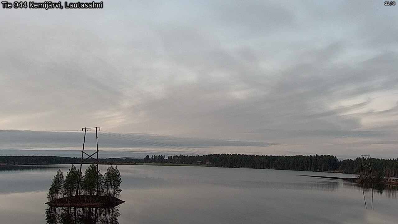 Kelikamerat Kuva Tie 944 Kemijärvi, Lautasalmi, Kemijärvi, Lappi
