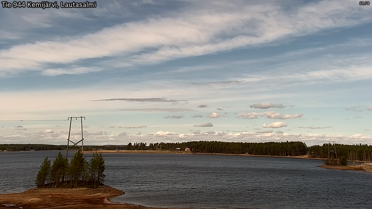 Weather Camera Image Road 944 Kemijärvi, Lautasalmi, Kemijärvi, Lappi