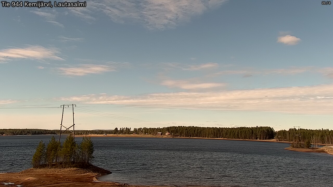 Weather Camera Image Road 944 Kemijärvi, Lautasalmi, Kemijärvi, Lappi