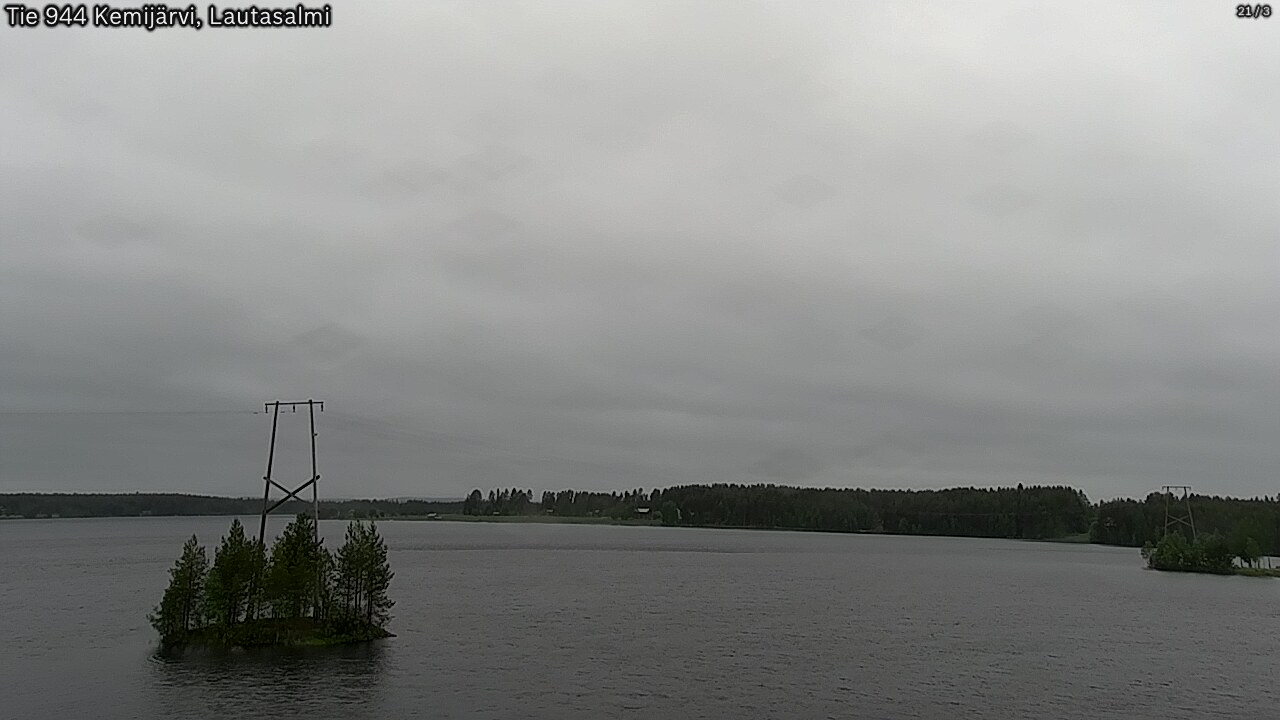 Weather Camera Image Väg 944 Kemijärvi, Lautasalmi, Kemijärvi, Lappi