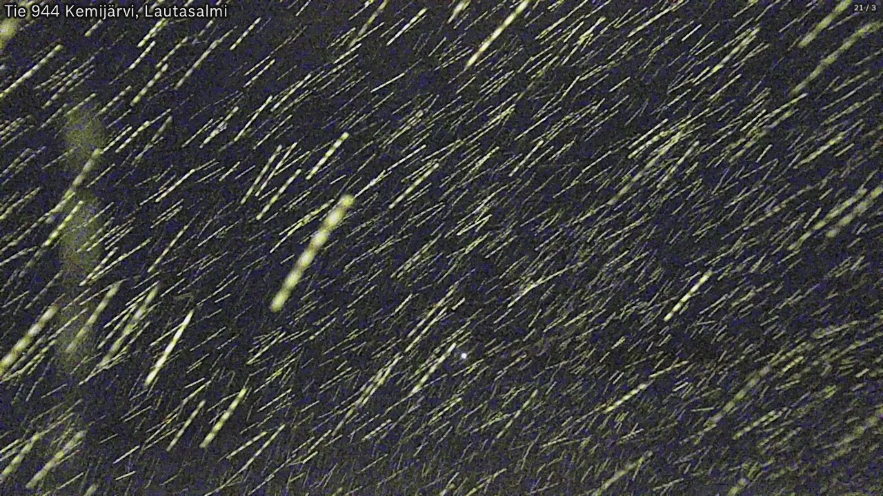 Weather Camera Image Väg 944 Kemijärvi, Lautasalmi, Kemijärvi, Lappi