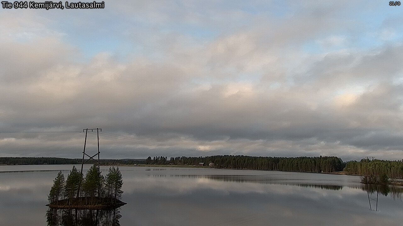 Kelikamerat Kuva Tie 944 Kemijärvi, Lautasalmi, Kemijärvi, Lappi