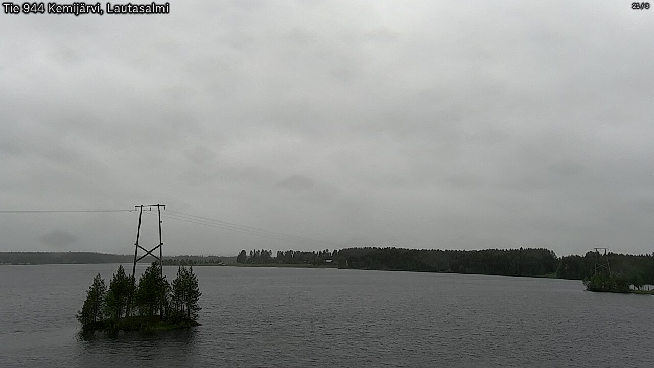 Weather Camera Image Väg 944 Kemijärvi, Lautasalmi, Kemijärvi, Lappi