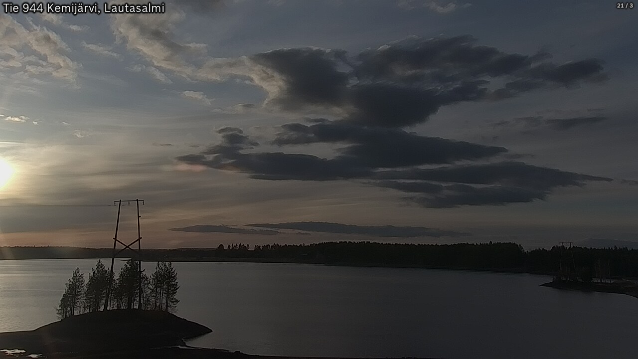 Weather Camera Image Road 944 Kemijärvi, Lautasalmi, Kemijärvi, Lappi