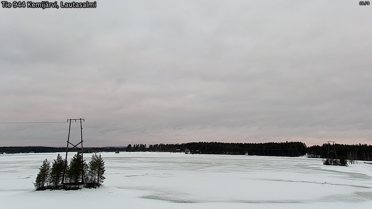 Kelikamerat Kuva Tie 944 Kemijärvi, Lautasalmi, Kemijärvi, Lappi