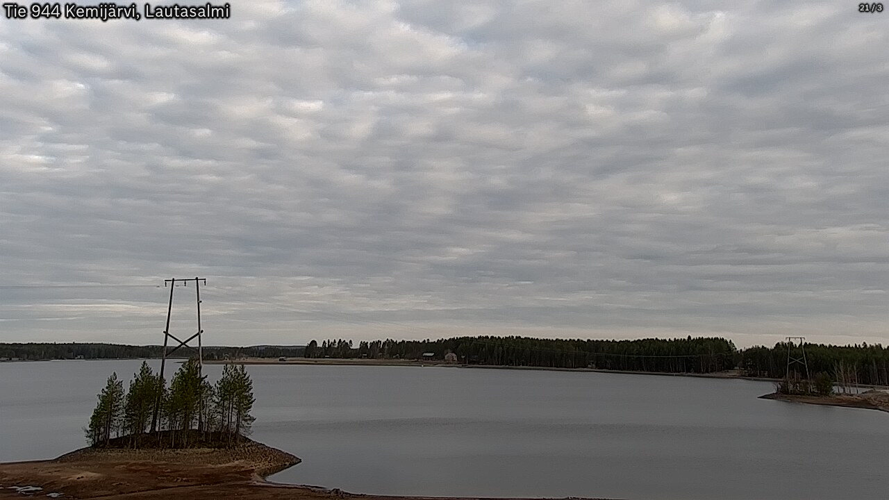 Weather Camera Image Road 944 Kemijärvi, Lautasalmi, Kemijärvi, Lappi