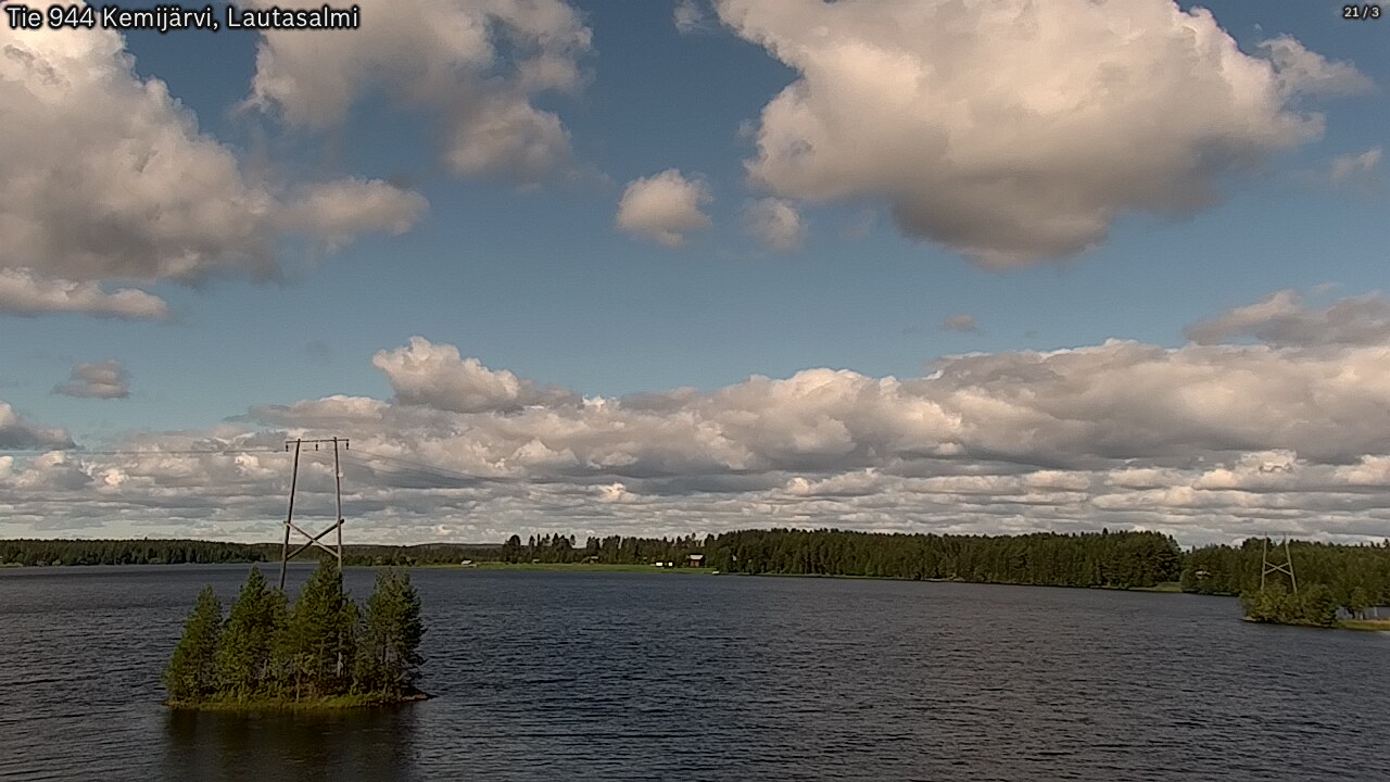 Weather Camera Image Väg 944 Kemijärvi, Lautasalmi, Kemijärvi, Lappi