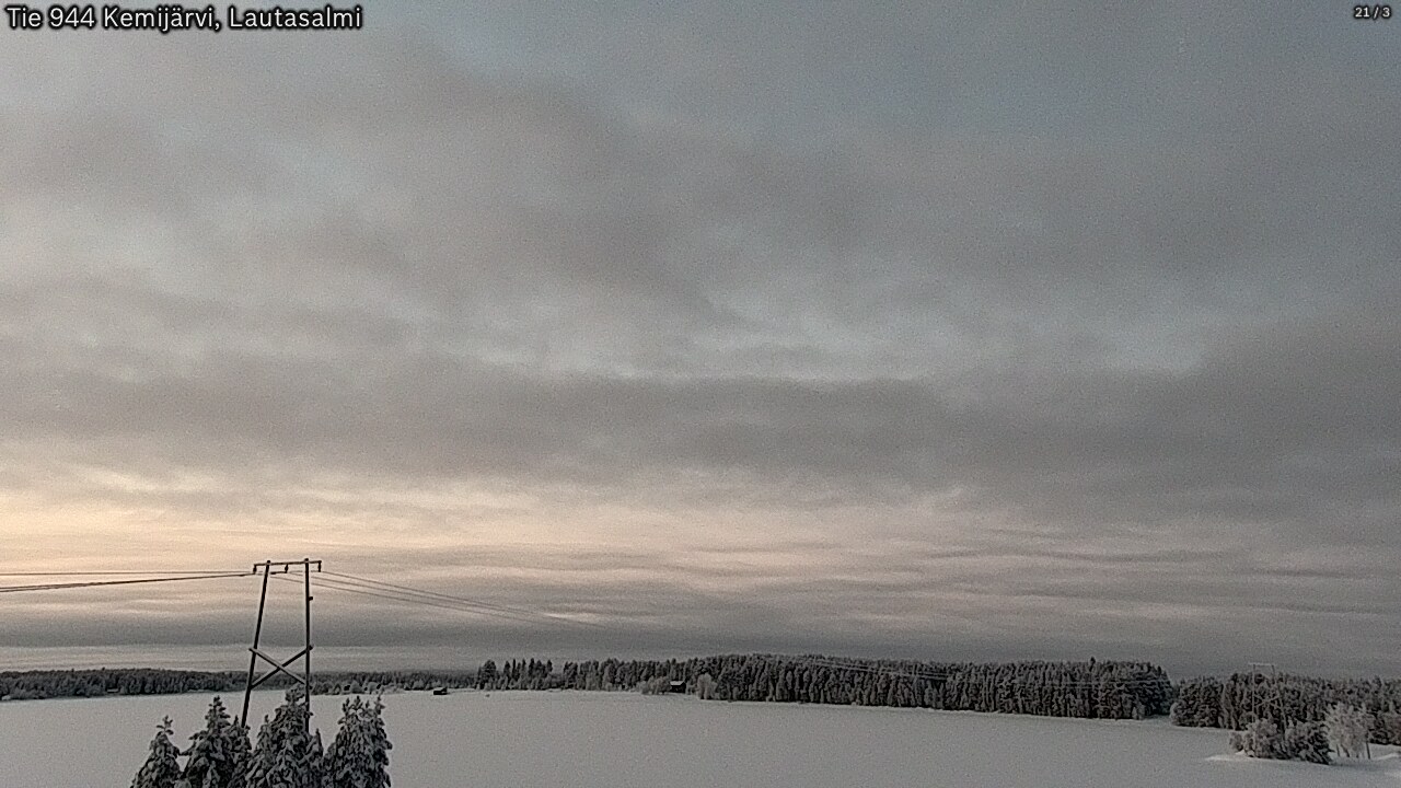 Kelikamerat Kuva Tie 944 Kemijärvi, Lautasalmi, Kemijärvi, Lappi