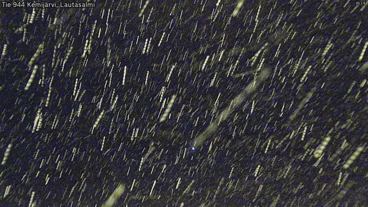 Weather Camera Image Väg 944 Kemijärvi, Lautasalmi, Kemijärvi, Lappi