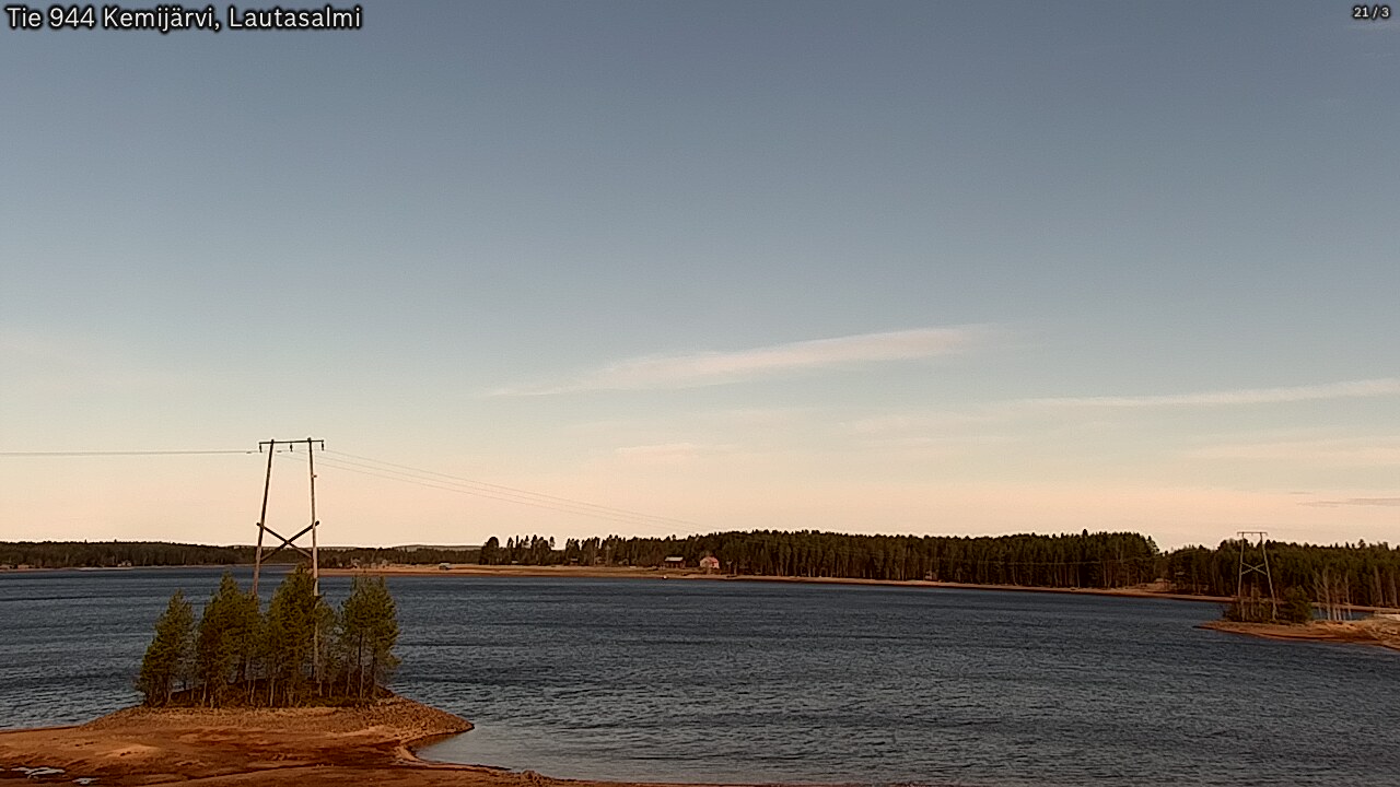 Weather Camera Image Road 944 Kemijärvi, Lautasalmi, Kemijärvi, Lappi