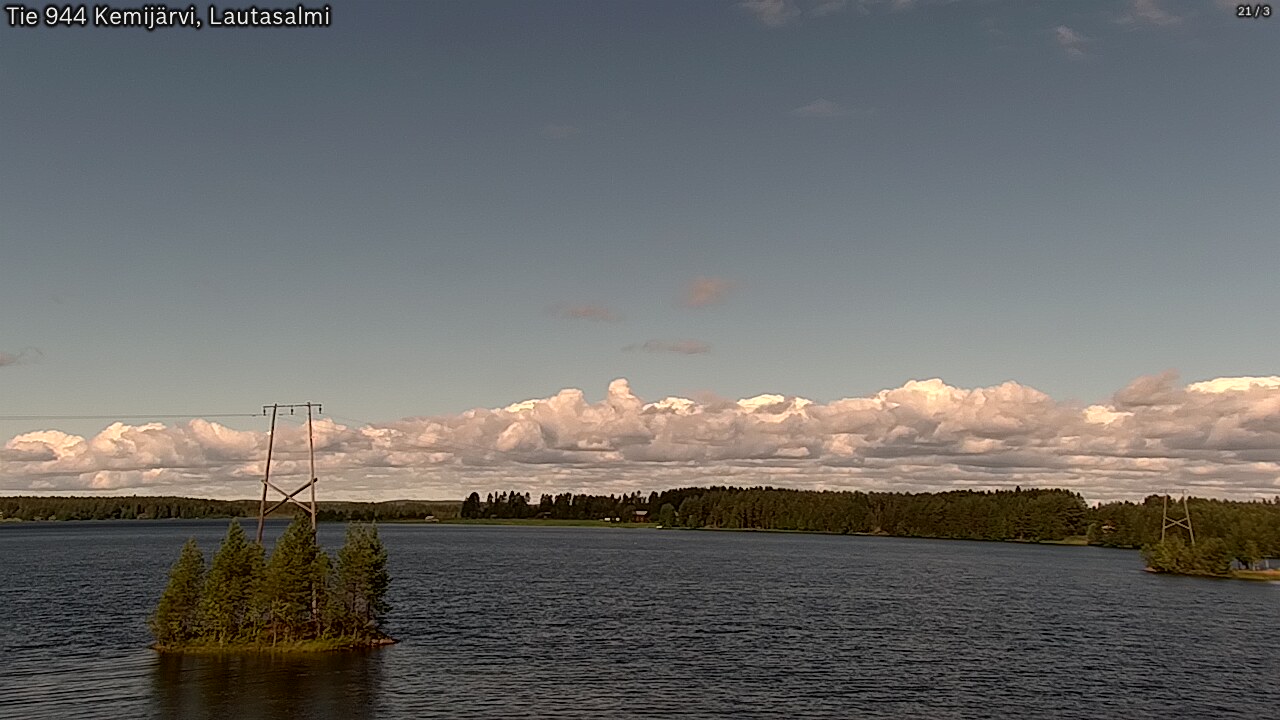 Weather Camera Image Väg 944 Kemijärvi, Lautasalmi, Kemijärvi, Lappi