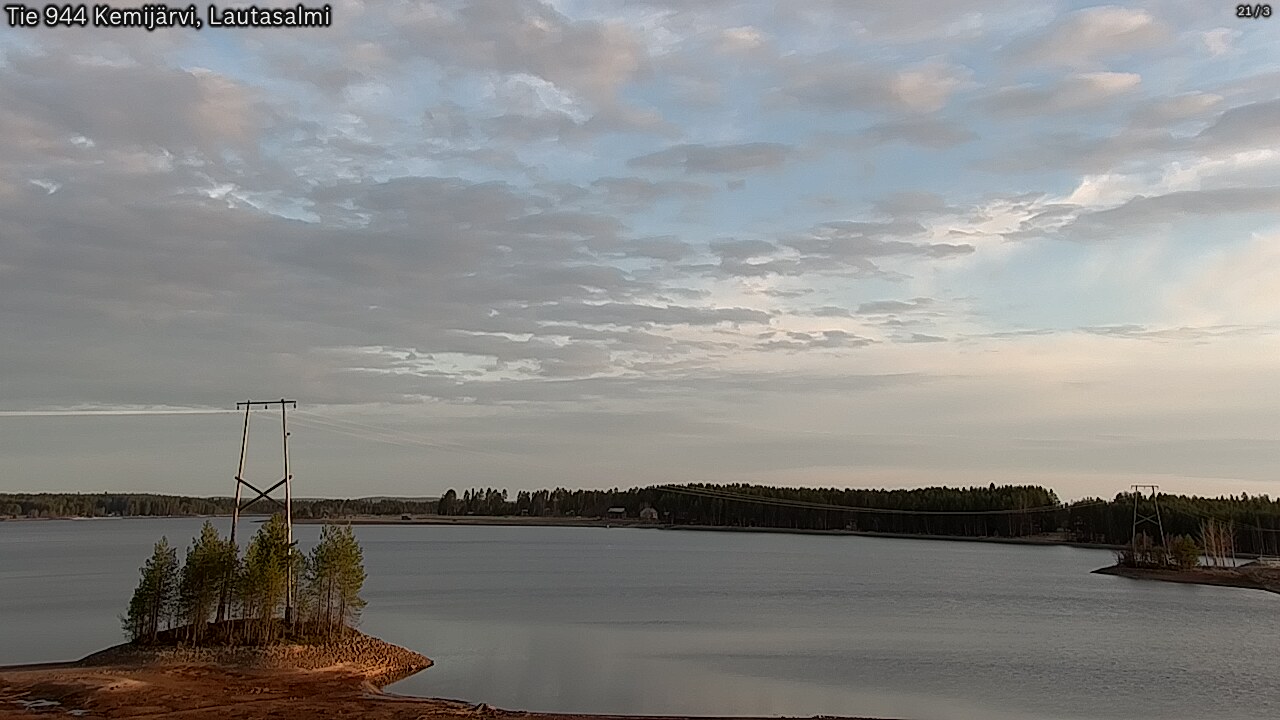 Weather Camera Image Road 944 Kemijärvi, Lautasalmi, Kemijärvi, Lappi