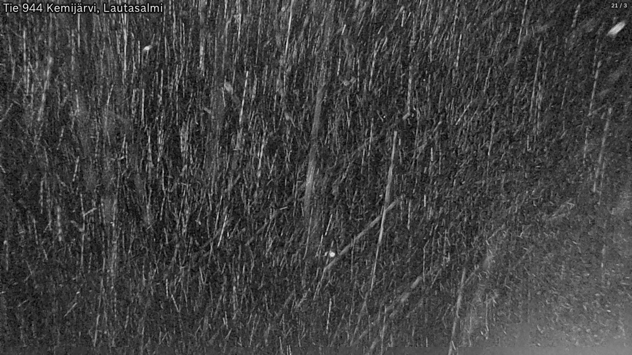 Weather Camera Image Väg 944 Kemijärvi, Lautasalmi, Kemijärvi, Lappi