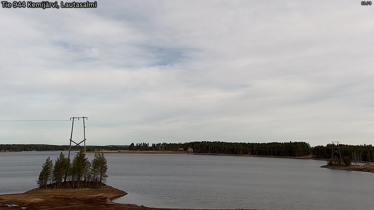 Weather Camera Image Road 944 Kemijärvi, Lautasalmi, Kemijärvi, Lappi