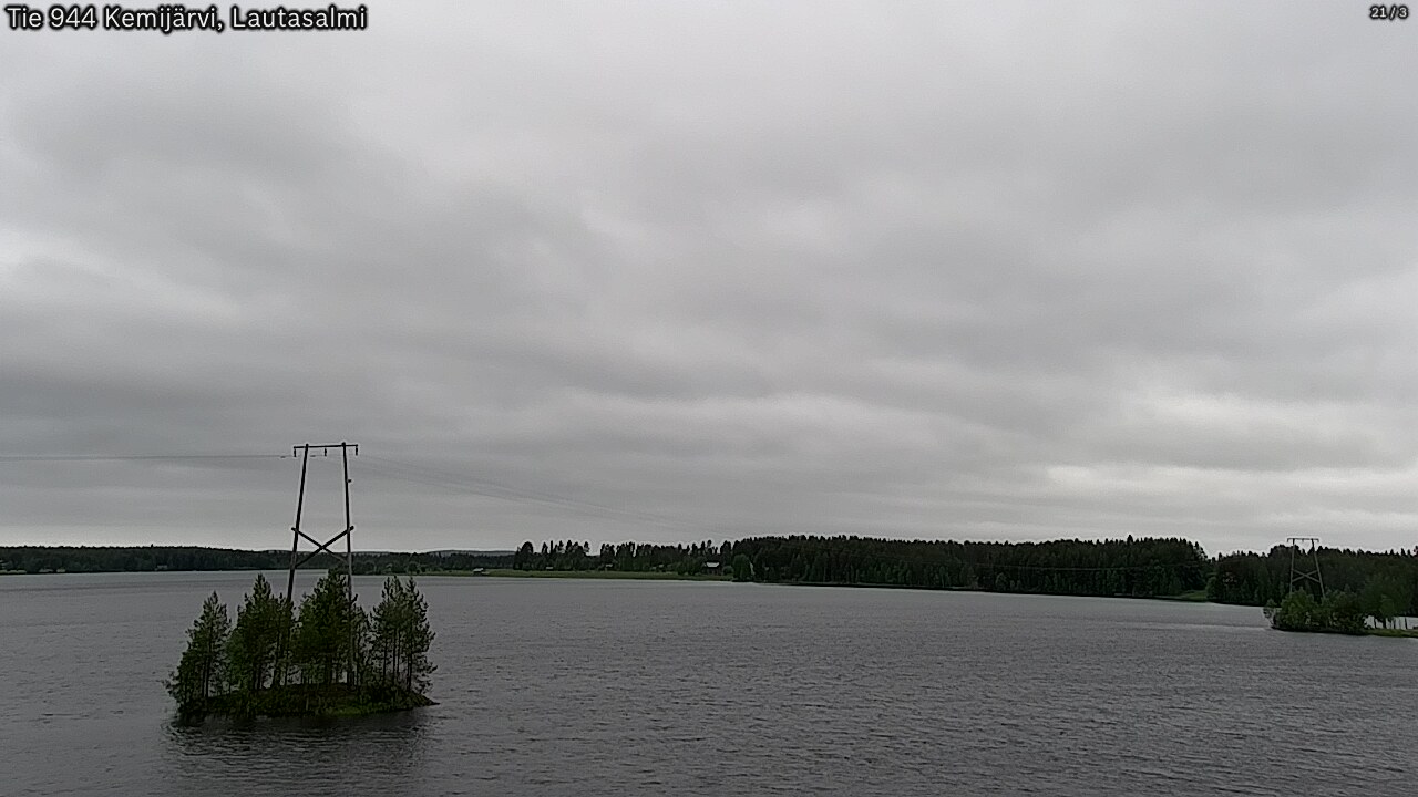 Weather Camera Image Road 944 Kemijärvi, Lautasalmi, Kemijärvi, Lappi