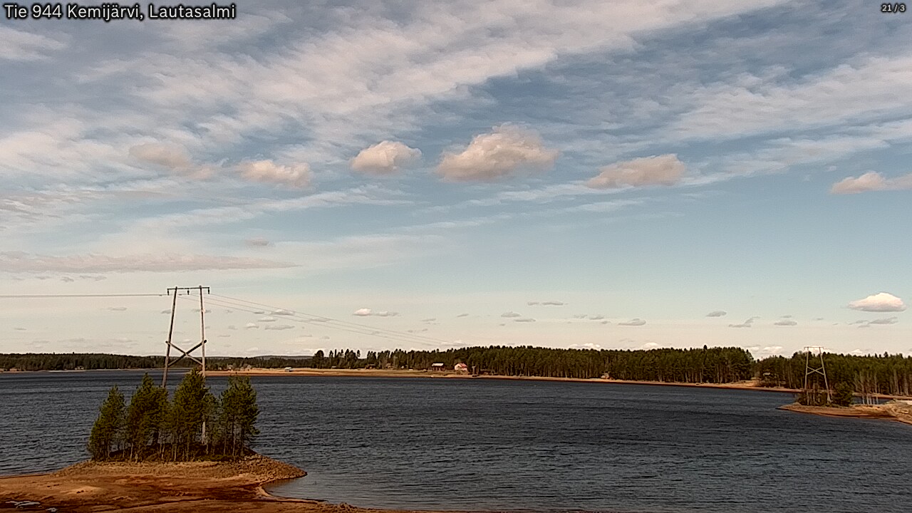 Weather Camera Image Road 944 Kemijärvi, Lautasalmi, Kemijärvi, Lappi