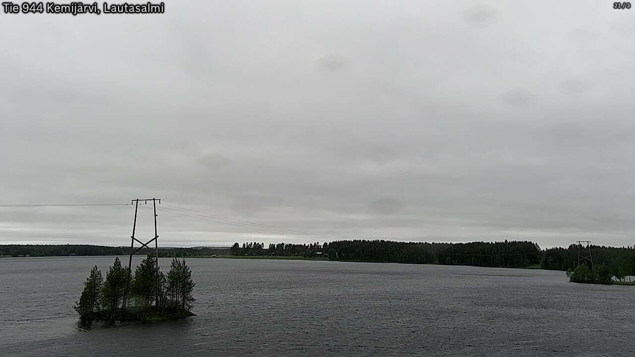 Weather Camera Image Väg 944 Kemijärvi, Lautasalmi, Kemijärvi, Lappi