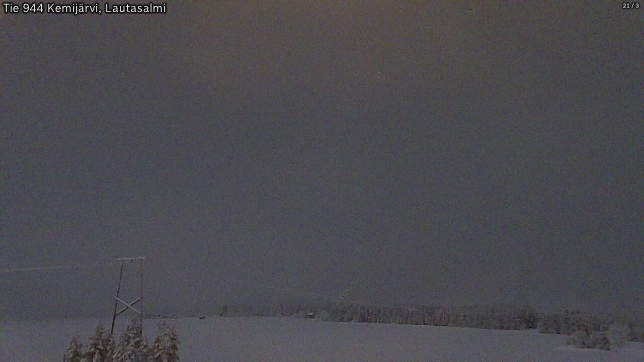 Kelikamerat Kuva Tie 944 Kemijärvi, Lautasalmi, Kemijärvi, Lappi