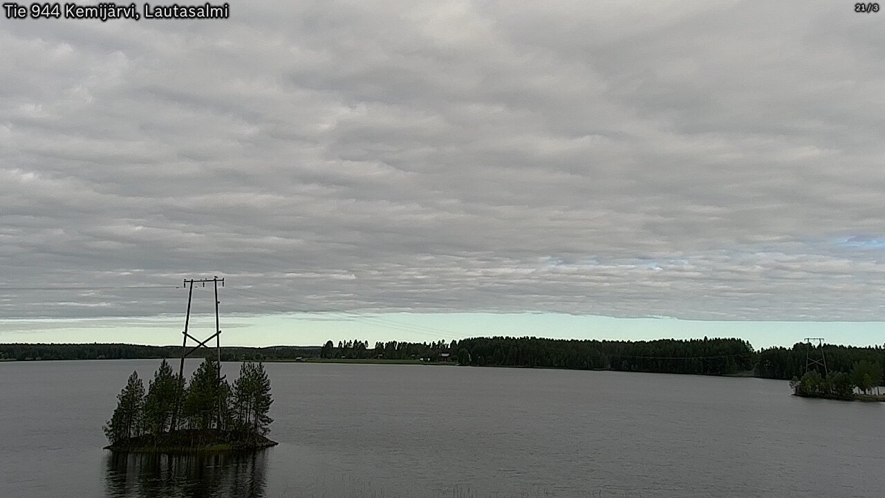 Weather Camera Image Road 944 Kemijärvi, Lautasalmi, Kemijärvi, Lappi