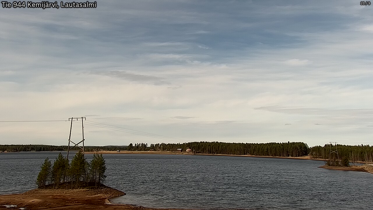 Weather Camera Image Road 944 Kemijärvi, Lautasalmi, Kemijärvi, Lappi