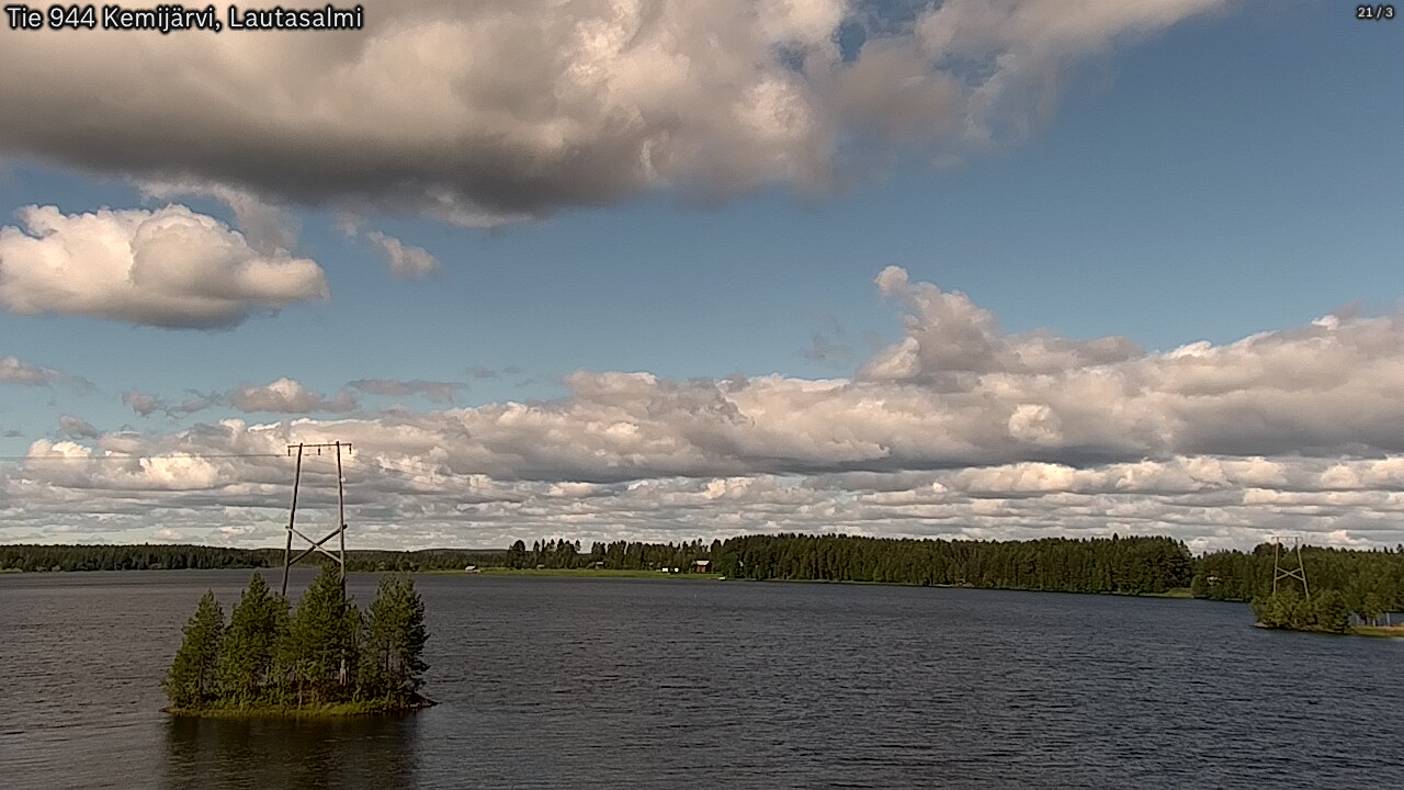 Weather Camera Image Väg 944 Kemijärvi, Lautasalmi, Kemijärvi, Lappi