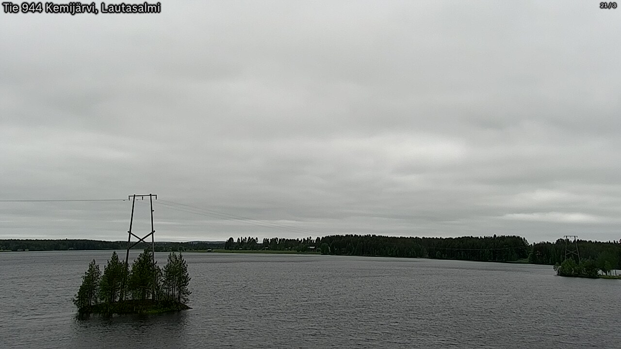 Weather Camera Image Road 944 Kemijärvi, Lautasalmi, Kemijärvi, Lappi