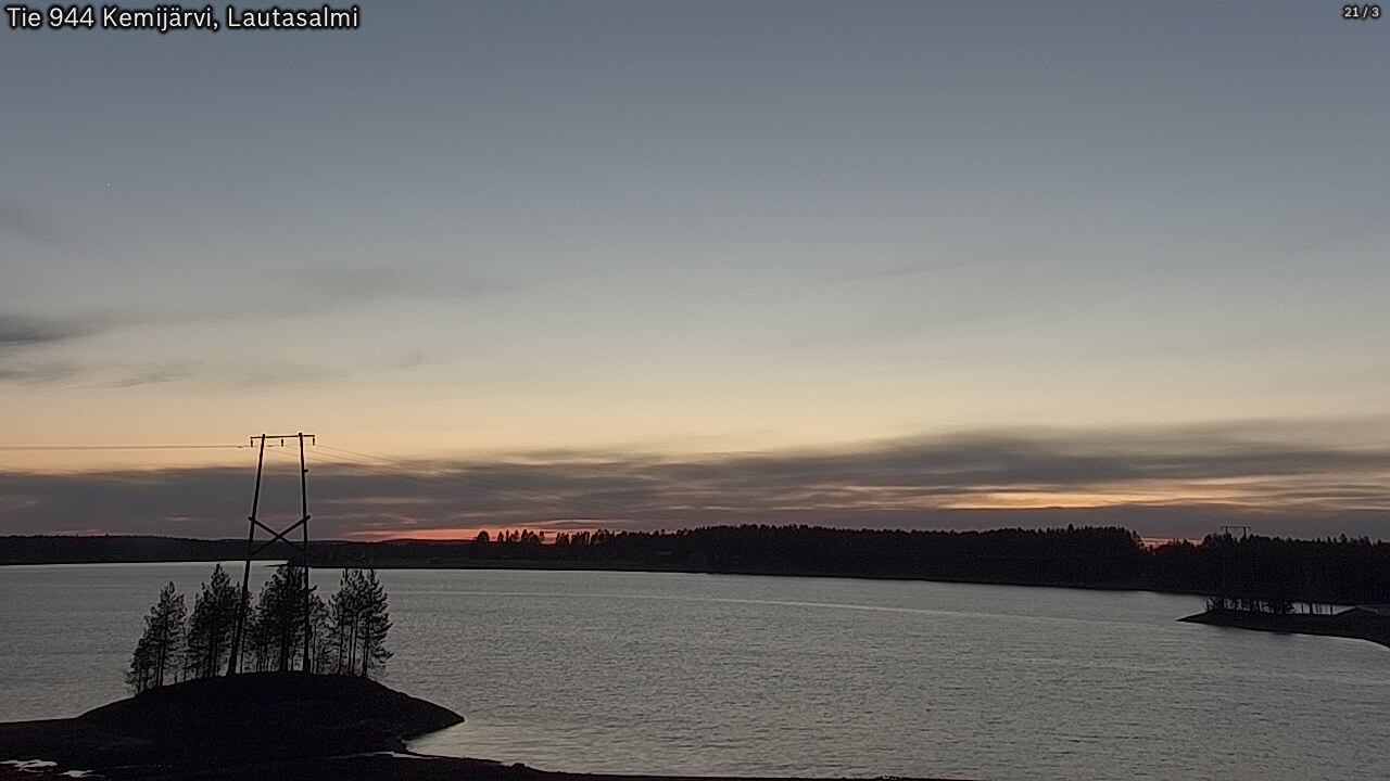 Weather Camera Image Road 944 Kemijärvi, Lautasalmi, Kemijärvi, Lappi