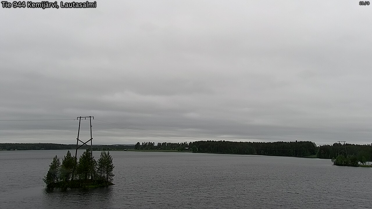 Weather Camera Image Väg 944 Kemijärvi, Lautasalmi, Kemijärvi, Lappi