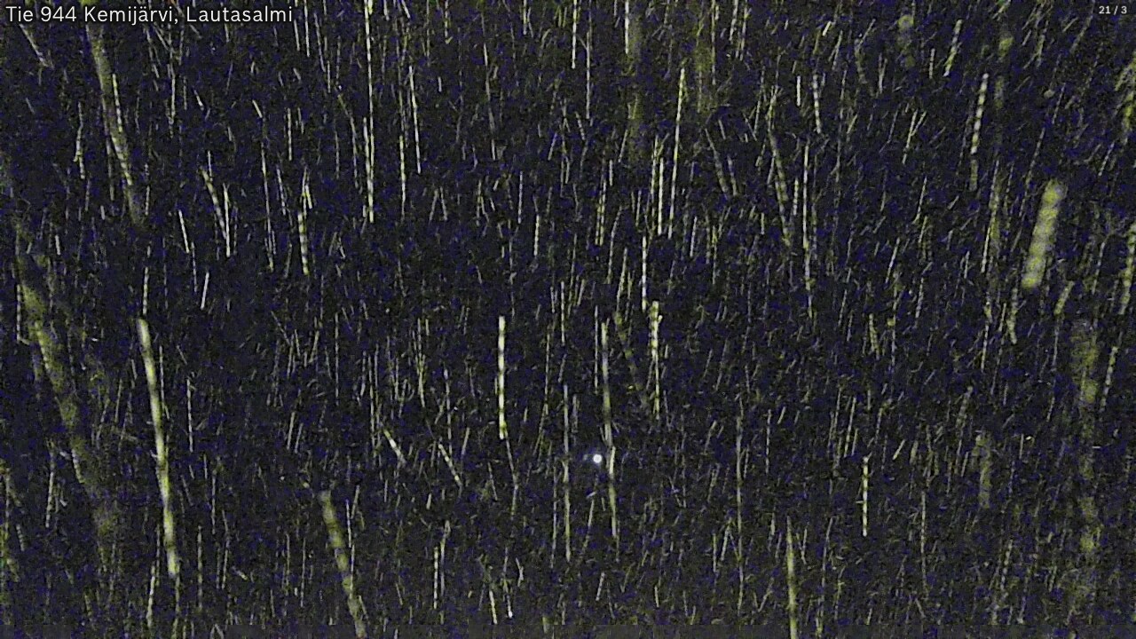 Weather Camera Image Väg 944 Kemijärvi, Lautasalmi, Kemijärvi, Lappi